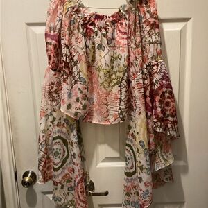 Live 4 Truth Pink and Green Floral Top